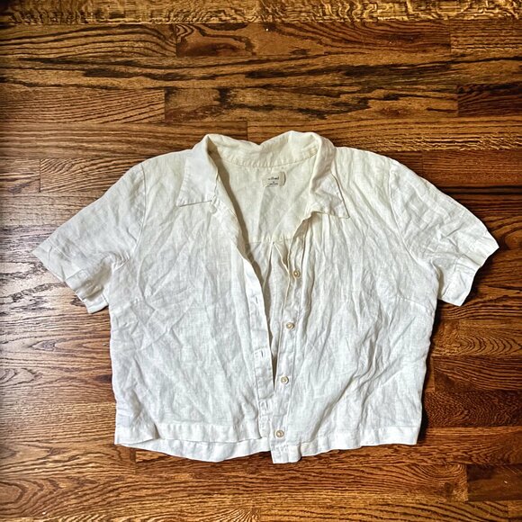 Wilfred Gelato Linen Shirt from Aritzia - Picture 3 of 5